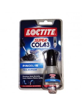 Loctite Super cola 3 com pincel de aplicar