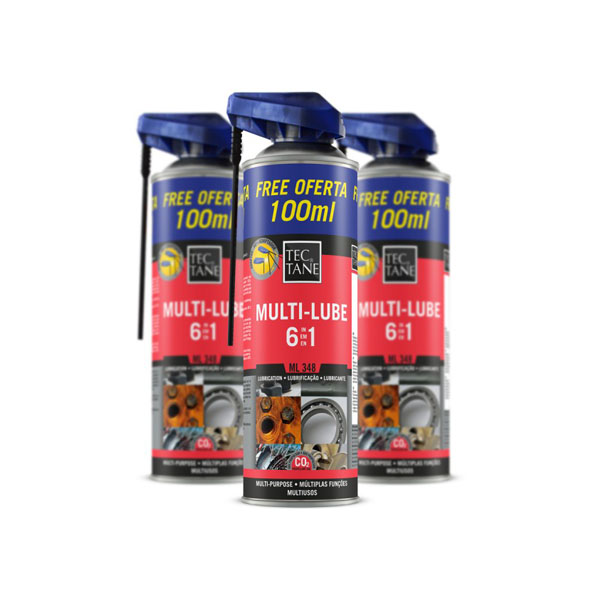 Multi-Lube 6 em 1 + 100ml + Adaptador