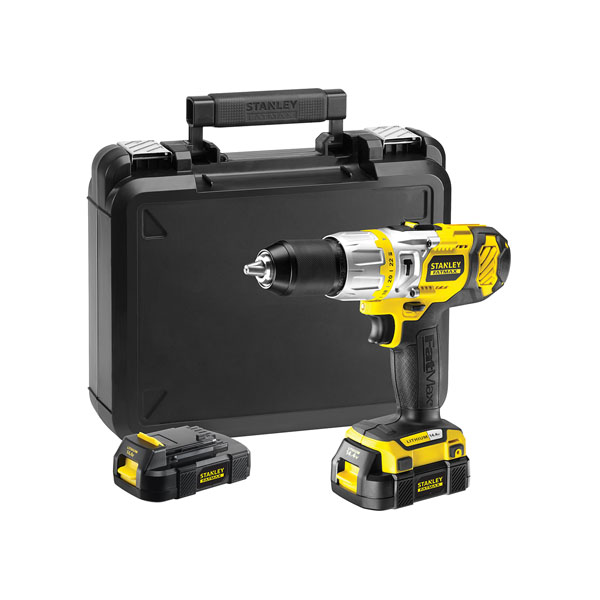 Berbequim Percutor Stanley Fatmax 14,4V 1,5AH Lítio 