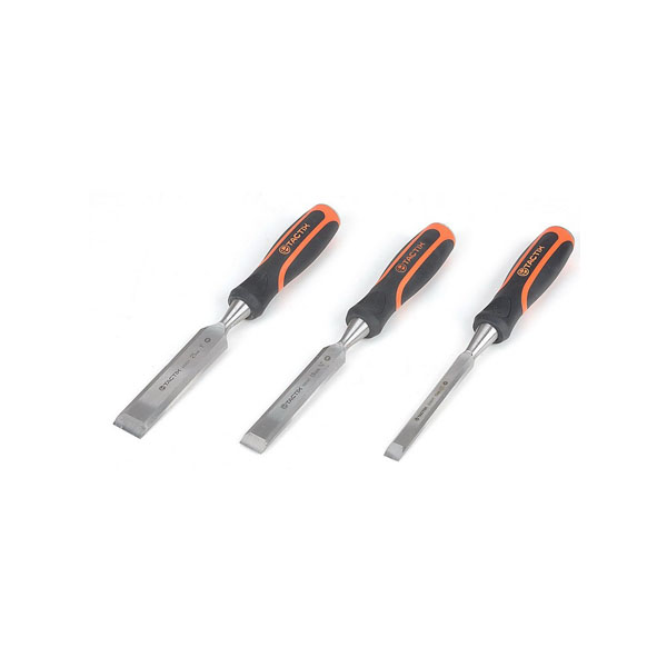 Conjunto de 3 peças de cinzel de madeira