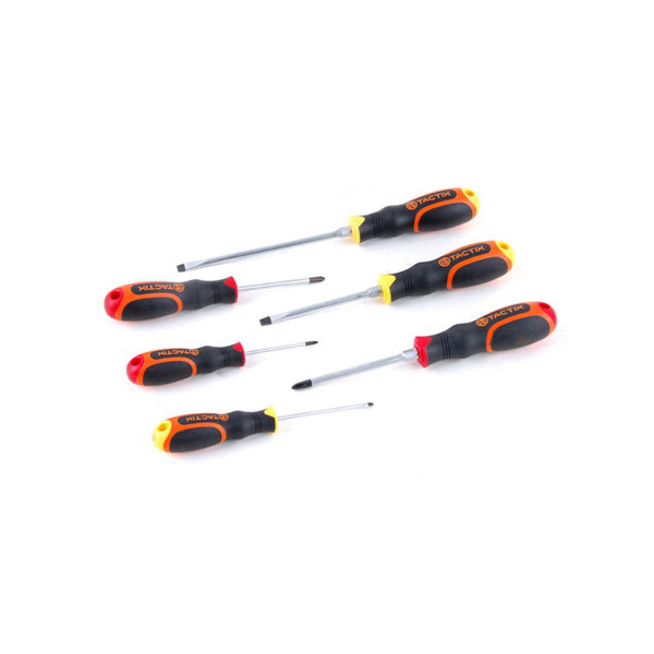 Conjunto de 6 peças de chaves de fendas Slotted and Phillips